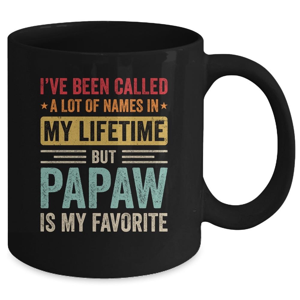 Papaw Is My Favorite Name Funny Father's Day Pawpaw Mug | siriusteestore