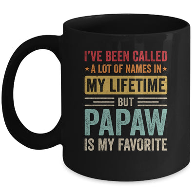 Papaw Is My Favorite Name Funny Father's Day Pawpaw Mug | siriusteestore