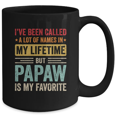 Papaw Is My Favorite Name Funny Father's Day Pawpaw Mug | siriusteestore