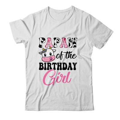 Papaw Of The Birthday Girl Cow Farm 1st Birthday Girl Shirt & Hoodie | siriusteestore