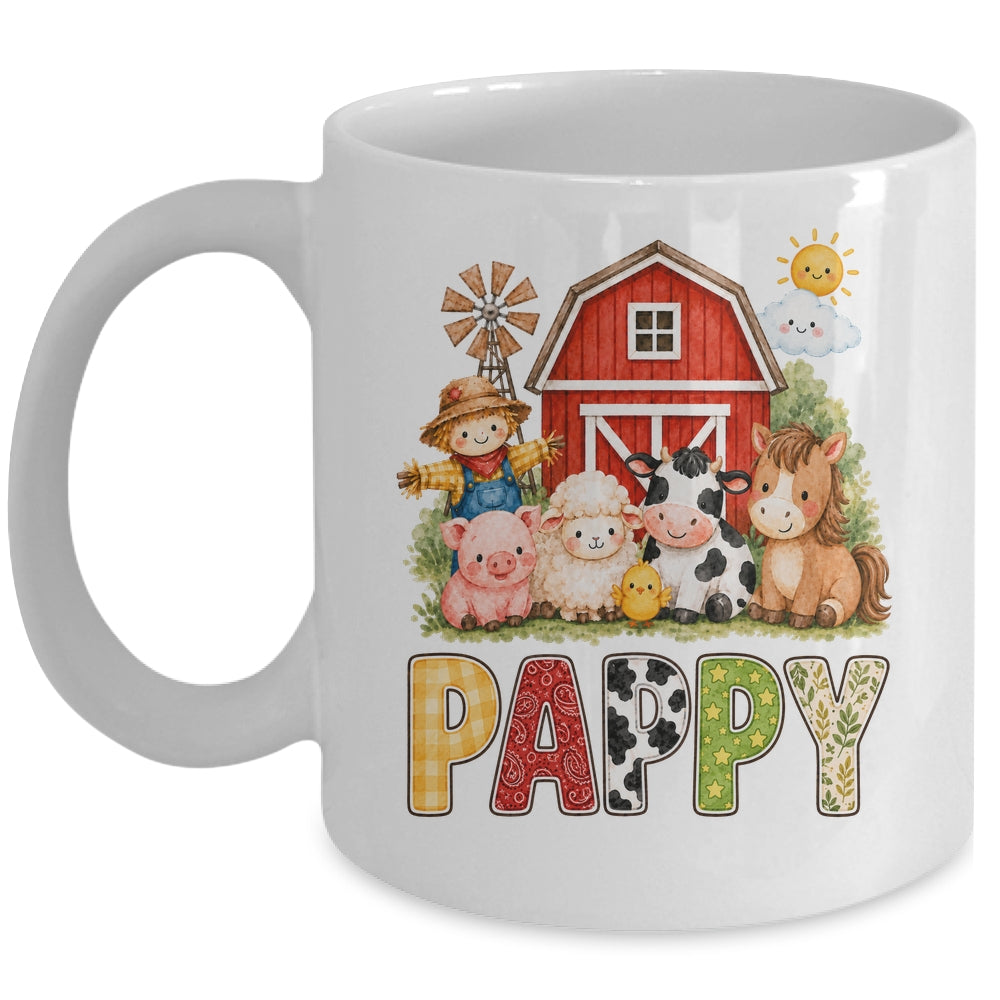 Pappy Farm Cow 1St Birthday Girl Boy Matching Family Mug | siriusteestore