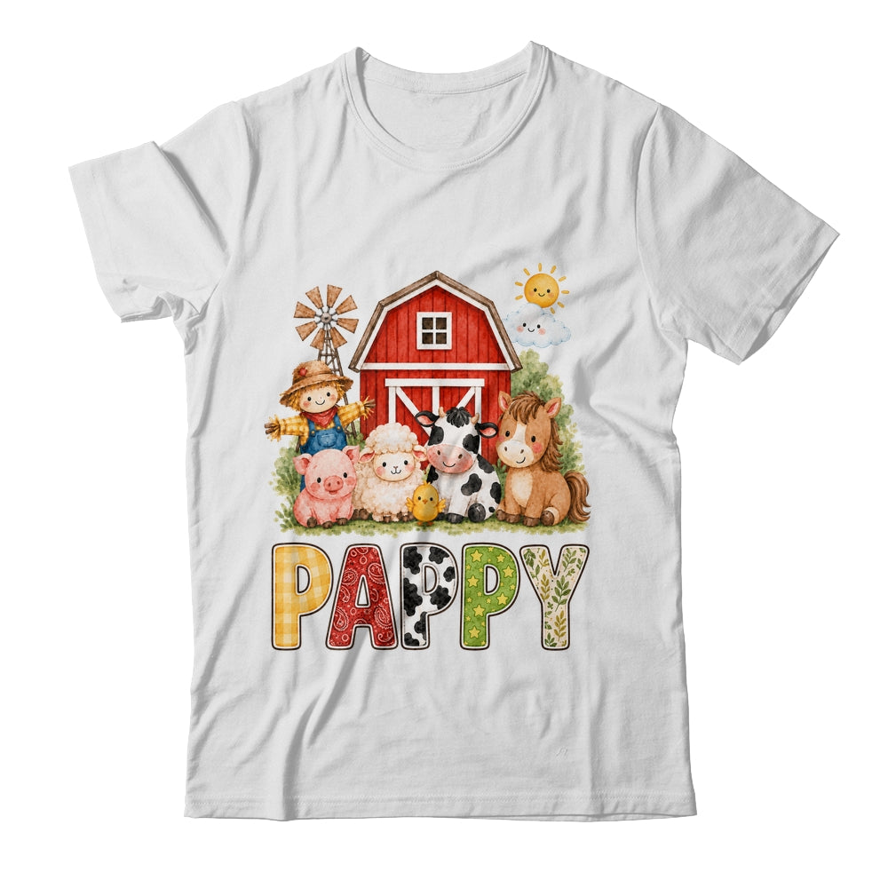 Pappy Farm Cow 1St Birthday Girl Boy Matching Family Shirt & Hoodie | siriusteestore