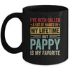 Pappy Is My Favorite Name Funny Father's Day Pappy Mug | siriusteestore