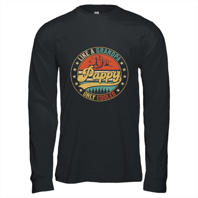 Pappy Like A Grandpa Only Cooler Retro Funny Dad Fathers Day Shirt & Hoodie | siriusteestore