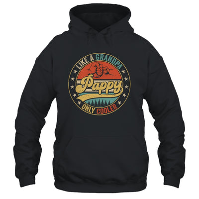 Pappy Like A Grandpa Only Cooler Retro Funny Dad Fathers Day Shirt & Hoodie | siriusteestore