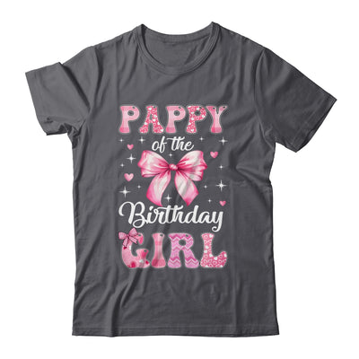 Pappy Of Birthday Girl Coquette Bow Matching Family Shirt & Hoodie | siriusteestore