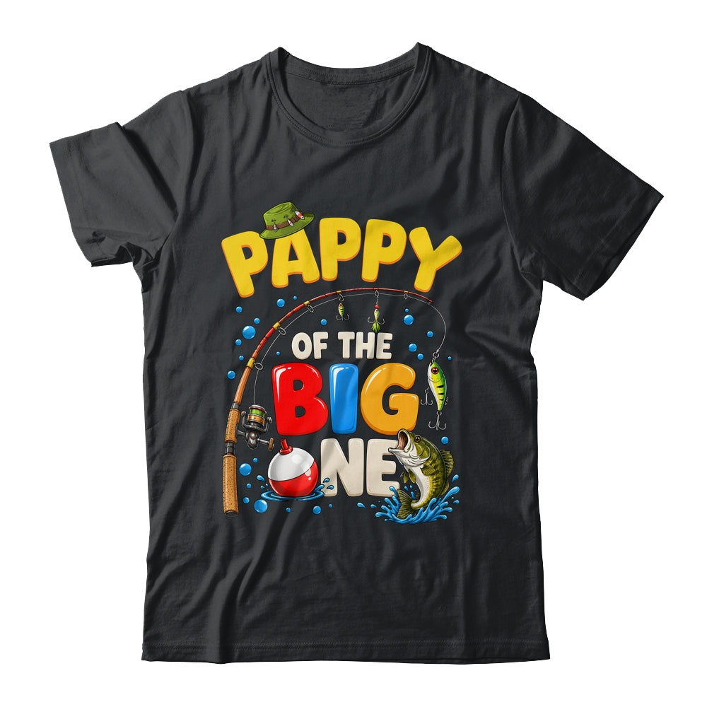 Pappy Of The Big One Fishing Birthday Boy Family Party Shirt & Hoodie | siriusteestore