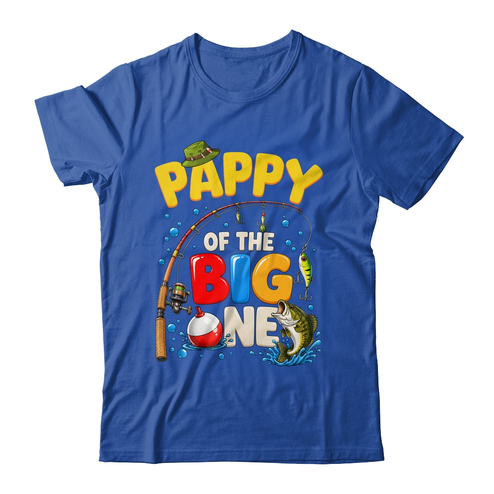 Pappy Of The Big One Fishing Birthday Boy Family Party Shirt & Hoodie | siriusteestore