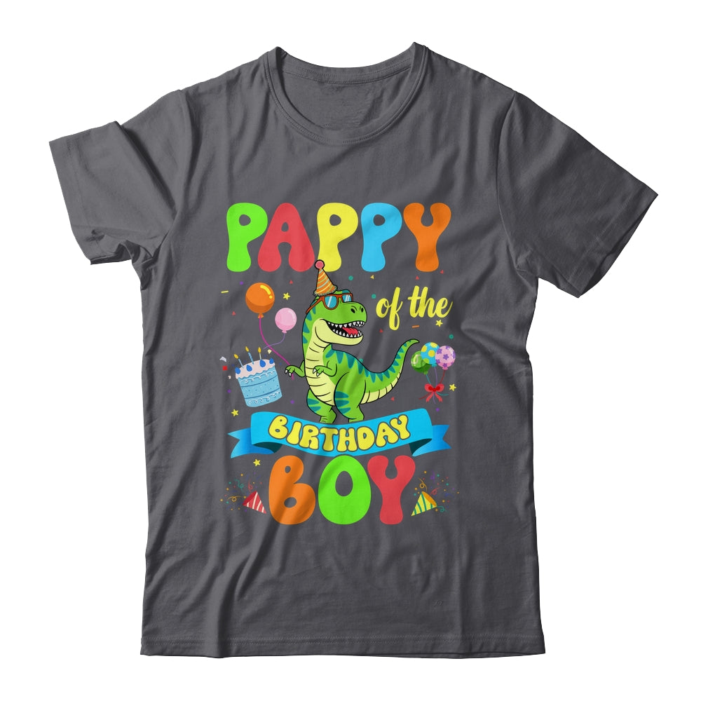 Pappy Of The Birthday Boy TRex Dinosaur Birthday Family Shirt & Hoodie | siriusteestore