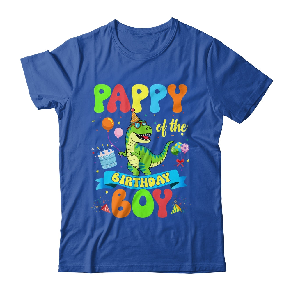 Pappy Of The Birthday Boy TRex Dinosaur Birthday Family Shirt & Hoodie | siriusteestore