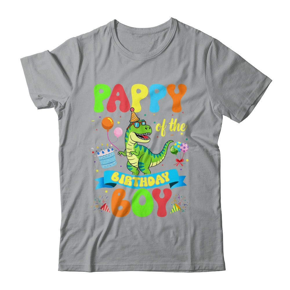 Pappy Of The Birthday Boy TRex Dinosaur Birthday Family Shirt & Hoodie | siriusteestore
