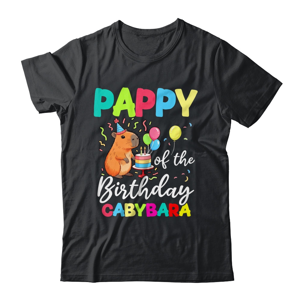 Pappy Of The Birthday Capybara Girl Bday Party Family Shirt & Hoodie | siriusteestore