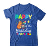 Pappy Of The Birthday Capybara Girl Bday Party Family Shirt & Hoodie | siriusteestore