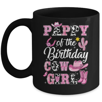 Pappy Of The Birthday Cow Girl Western Cowgirl 1st Birthday Mug | siriusteestore