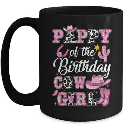 Pappy Of The Birthday Cow Girl Western Cowgirl 1st Birthday Mug | siriusteestore