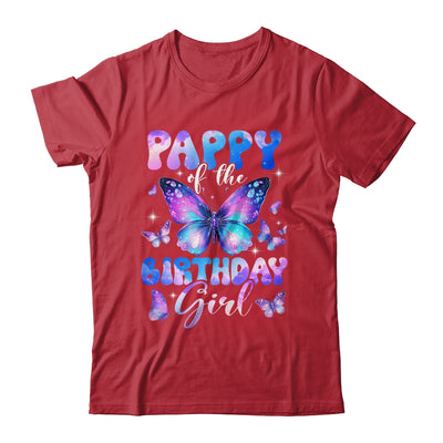 Pappy Of The Birthday Girl Butterfly Family Matching Shirt & Hoodie | siriusteestore