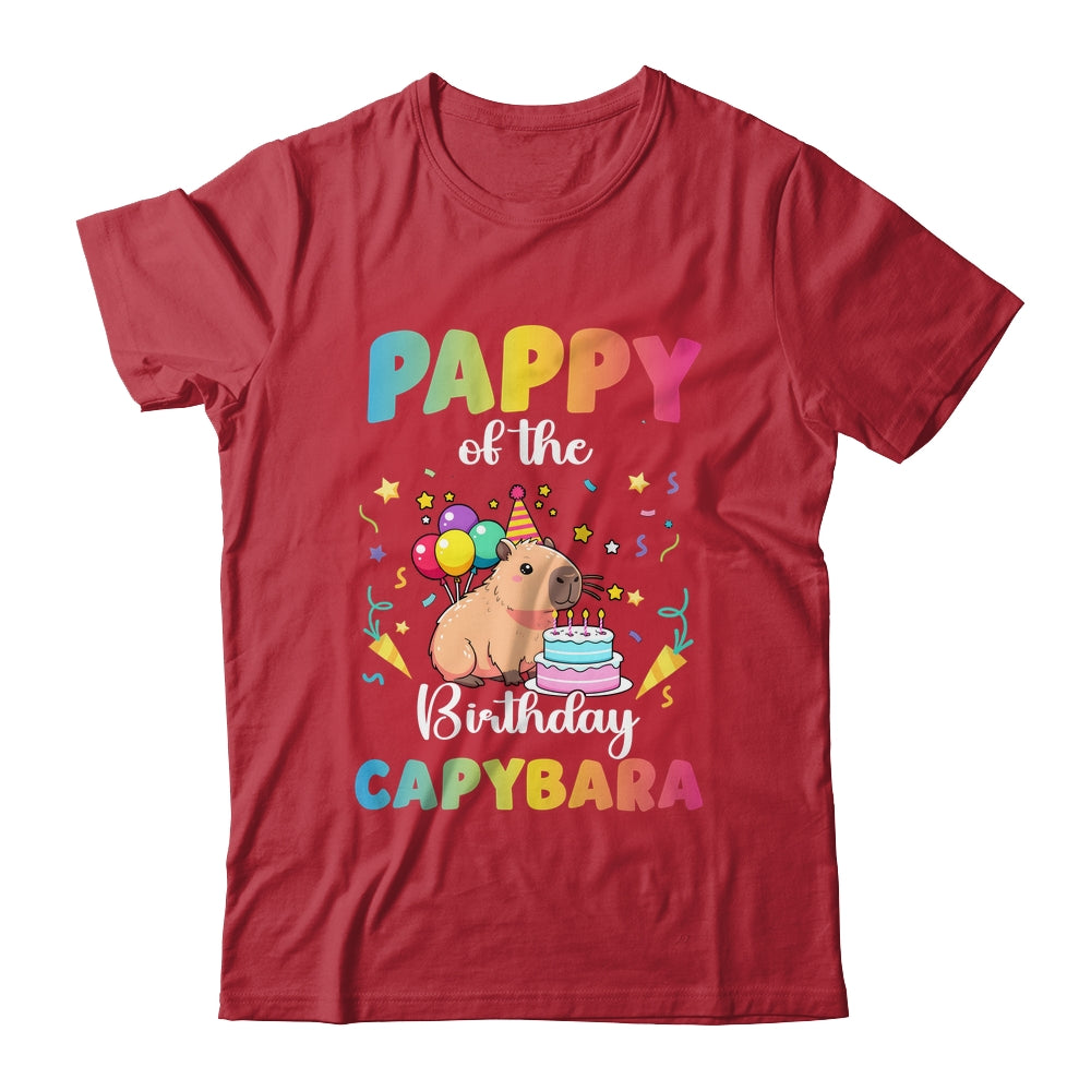 Pappy Of The Birthday Girl Capybara Bday Party Family Shirt & Hoodie | siriusteestore