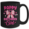 Pappy Of The Birthday Girl Coquette Bow Matching Family Mug | siriusteestore