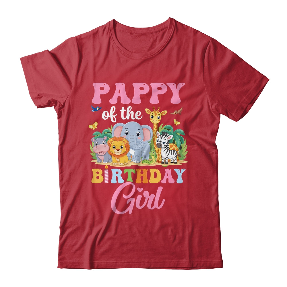 Pappy Of The Birthday Girl Kids Safari Jungle Animal Shirt & Hoodie | siriusteestore