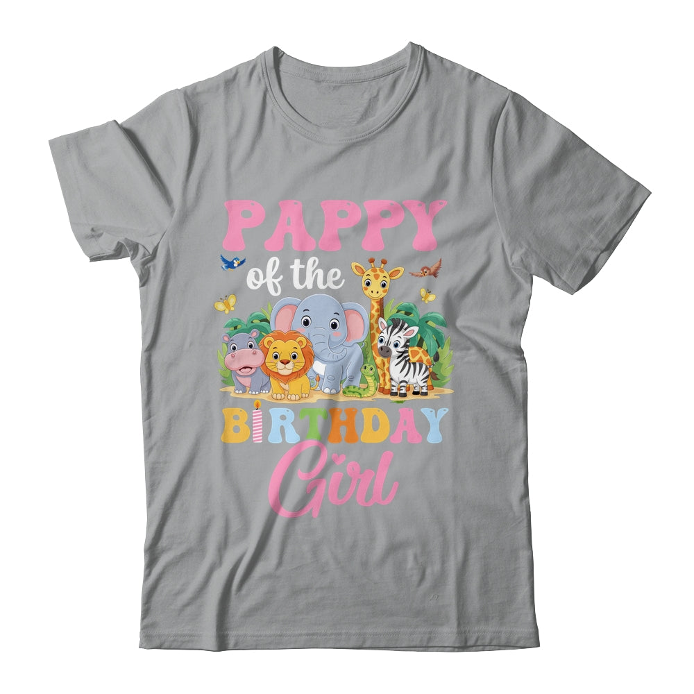 Pappy Of The Birthday Girl Kids Safari Jungle Animal Shirt & Hoodie | siriusteestore