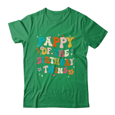 Pappy Of The Birthday Twins Boys Girls Party Retro Bday Shirt & Hoodie | siriusteestore