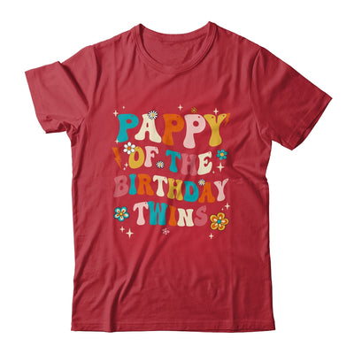Pappy Of The Birthday Twins Boys Girls Party Retro Bday Shirt & Hoodie | siriusteestore