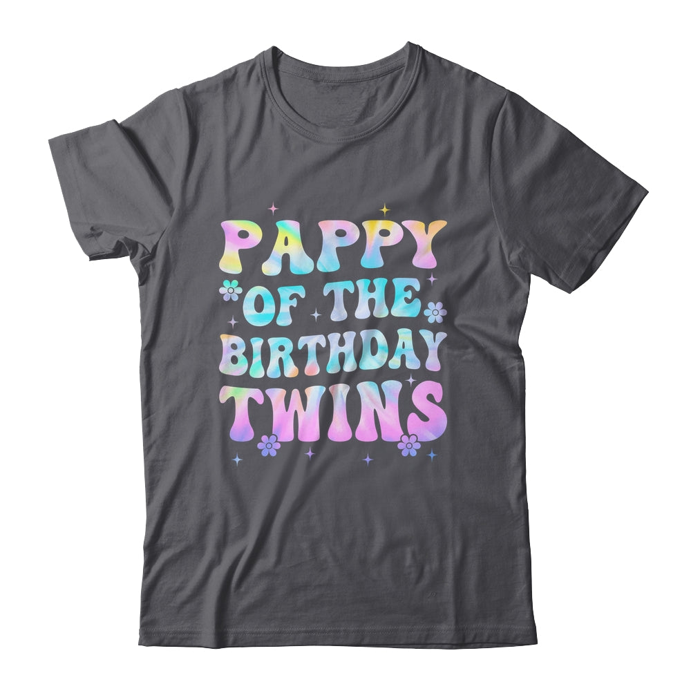 Pappy Of The Birthday Twins Girls Kids Party Retro Bday Shirt & Hoodie | siriusteestore