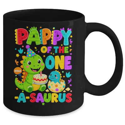 Pappy Of The One-A-Saurus 1St Birthday Boy T-Rex Dinosaur Mug | siriusteestore
