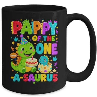 Pappy Of The One-A-Saurus 1St Birthday Boy T-Rex Dinosaur Mug | siriusteestore