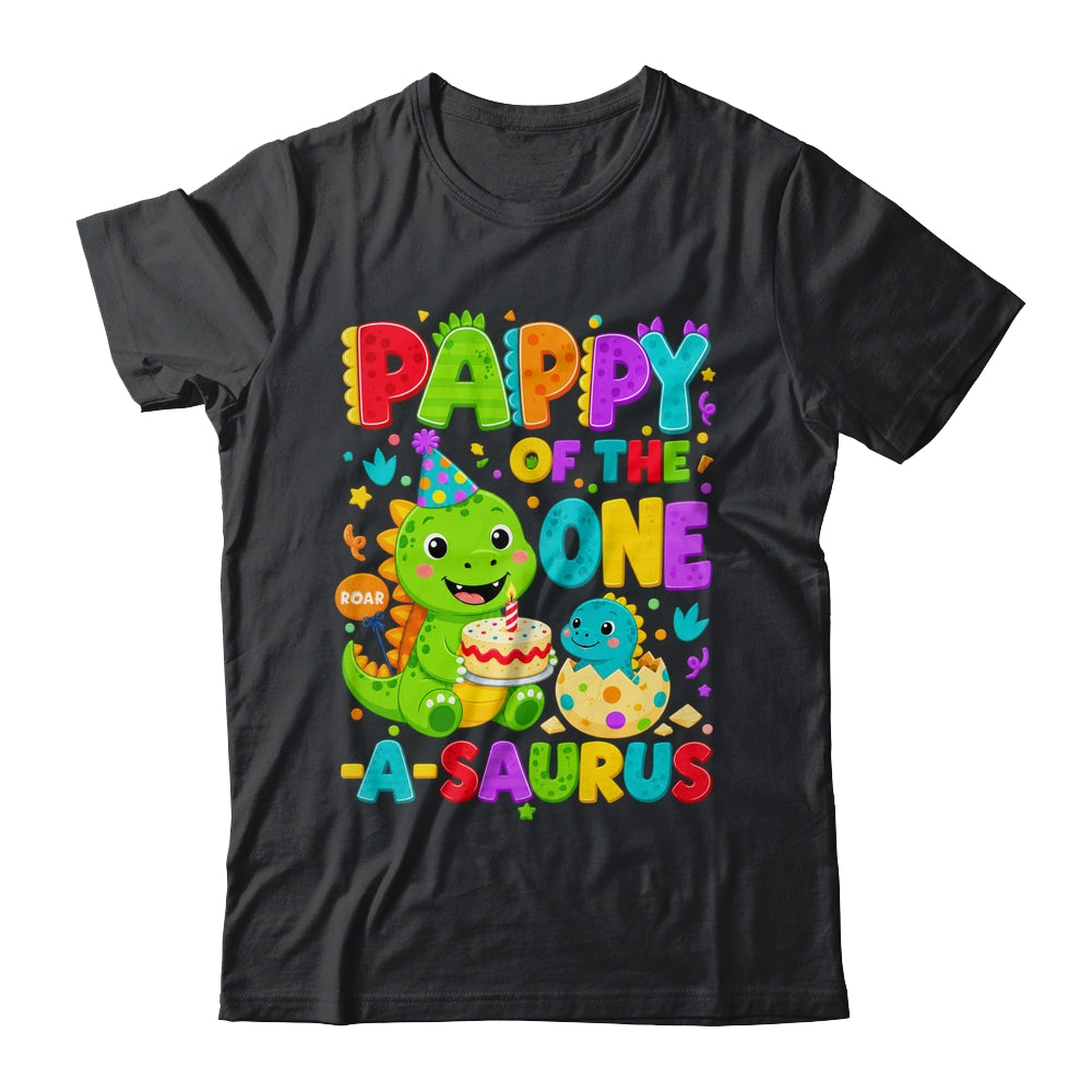 Pappy Of The One-A-Saurus 1St Birthday Boy T-Rex Dinosaur Shirt & Hoodie | siriusteestore