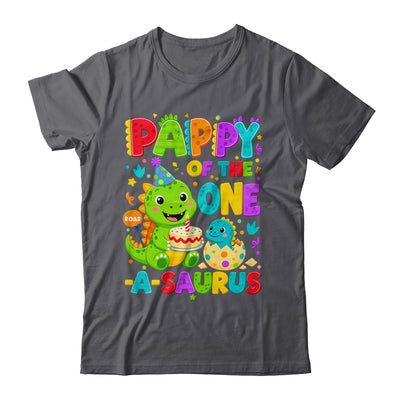 Pappy Of The One-A-Saurus 1St Birthday Boy T-Rex Dinosaur Shirt & Hoodie | siriusteestore