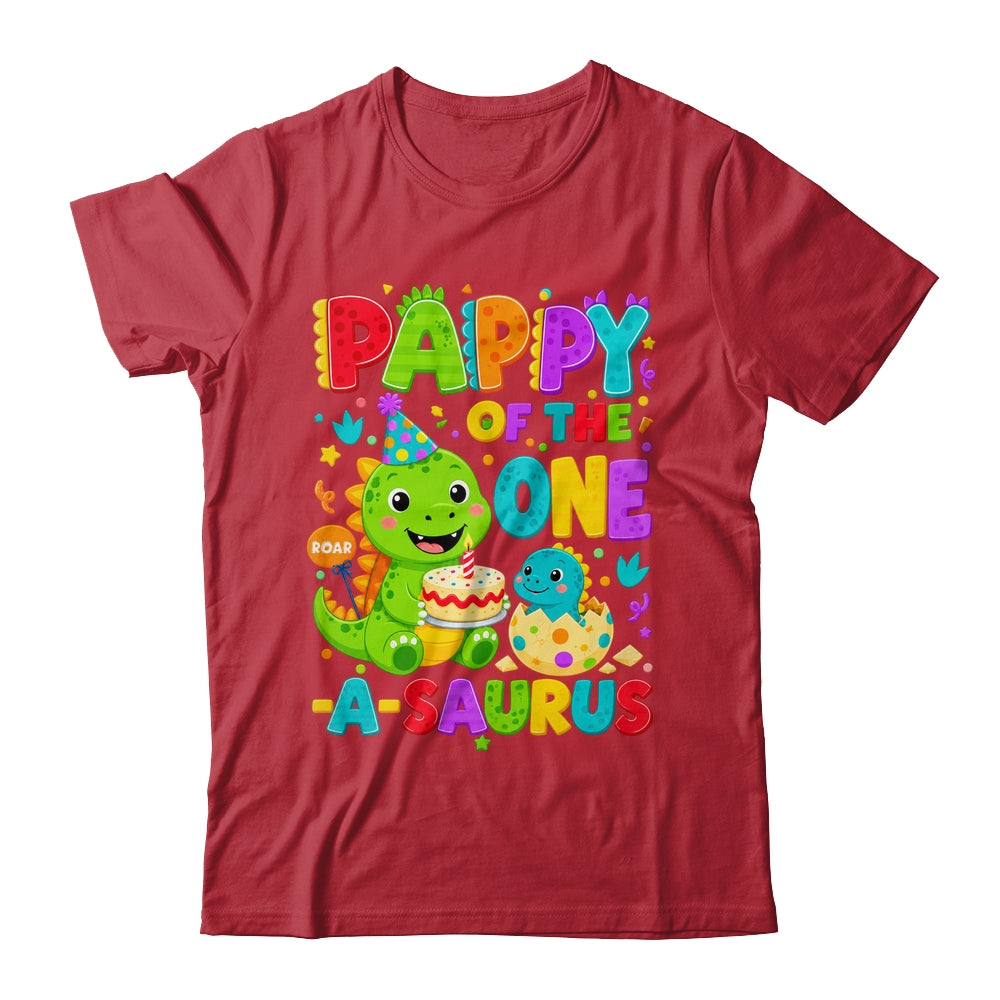 Pappy Of The One-A-Saurus 1St Birthday Boy T-Rex Dinosaur Shirt & Hoodie | siriusteestore
