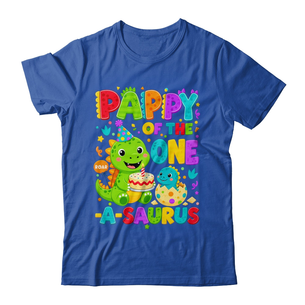 Pappy Of The One-A-Saurus 1St Birthday Boy T-Rex Dinosaur Shirt & Hoodie | siriusteestore