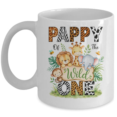 Pappy Of The Wild One First Birthday Boy Jungle Safari Mug | siriusteestore