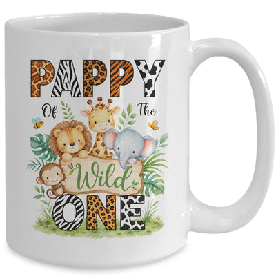 Pappy Of The Wild One First Birthday Boy Jungle Safari Mug | siriusteestore