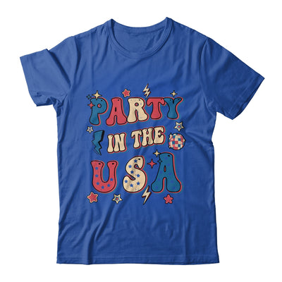 Party In The USA 4th Of July Independence Day USA Groovy Shirt & Tank Top | siriusteestore