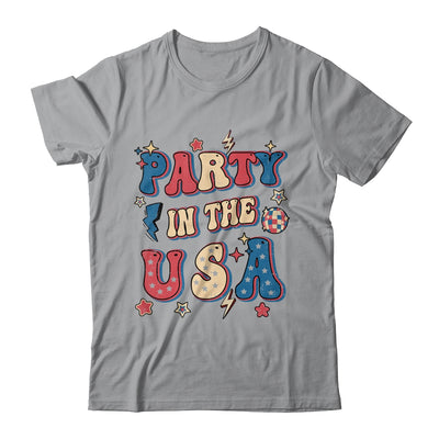 Party In The USA 4th Of July Independence Day USA Groovy Shirt & Tank Top | siriusteestore