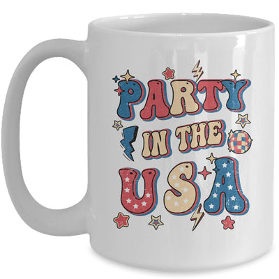 Party In The USA 4th Of July Independence Day USA Groovy Mug | siriusteestore