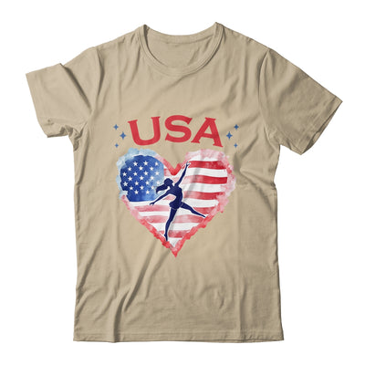 Patriotic American Flag Gymnastics Design For USA Gymnasts Shirt & Tank Top | siriusteestore