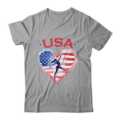 Patriotic American Flag Gymnastics Design For USA Gymnasts Shirt & Tank Top | siriusteestore