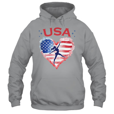 Patriotic American Flag Gymnastics Design For USA Gymnasts Shirt & Tank Top | siriusteestore