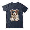 Patriotic Australian Shepherd Dog USA Flag 4th Of July Shirt & Tank Top | siriusteestore