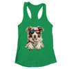 Patriotic Australian Shepherd Dog USA Flag 4th Of July Shirt & Tank Top | siriusteestore