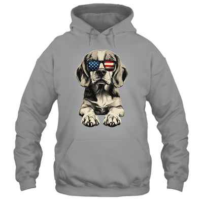 Patriotic Beagle Dog USA Flag 4th Of July Shirt & Tank Top | siriusteestore
