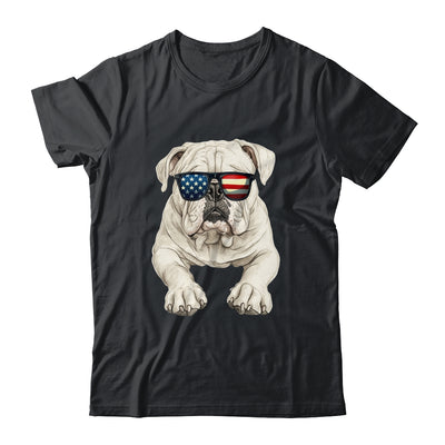 Patriotic Bulldog Dog USA Flag 4th Of July Shirt & Tank Top | siriusteestore