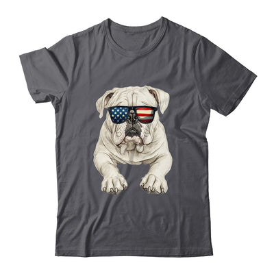 Patriotic Bulldog Dog USA Flag 4th Of July Shirt & Tank Top | siriusteestore