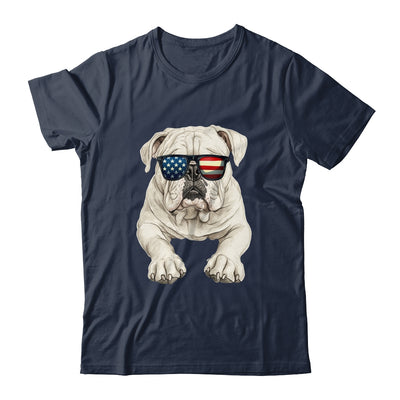 Patriotic Bulldog Dog USA Flag 4th Of July Shirt & Tank Top | siriusteestore