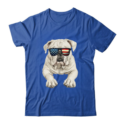 Patriotic Bulldog Dog USA Flag 4th Of July Shirt & Tank Top | siriusteestore