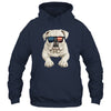 Patriotic Bulldog Dog USA Flag 4th Of July Shirt & Tank Top | siriusteestore