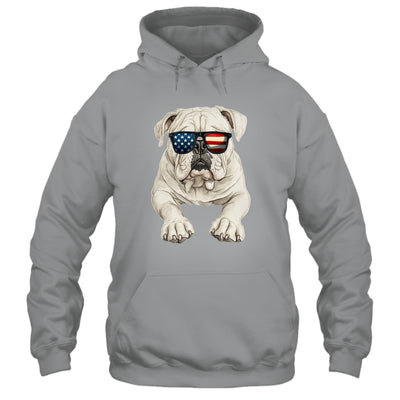 Patriotic Bulldog Dog USA Flag 4th Of July Shirt & Tank Top | siriusteestore